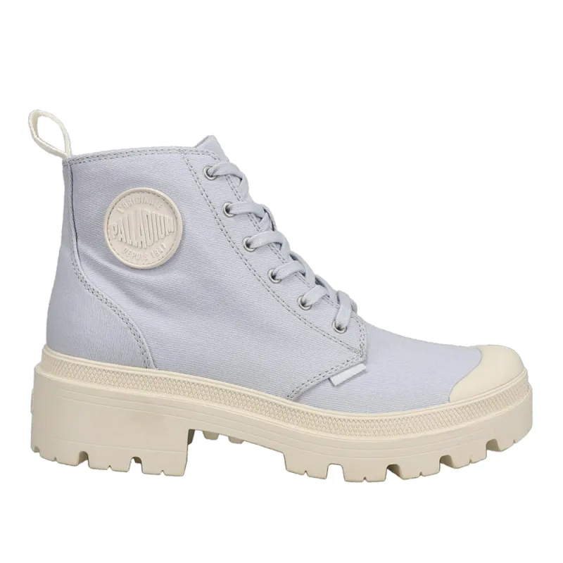 Pallabase Round Toe Platform Zippered Booties made by Palladium