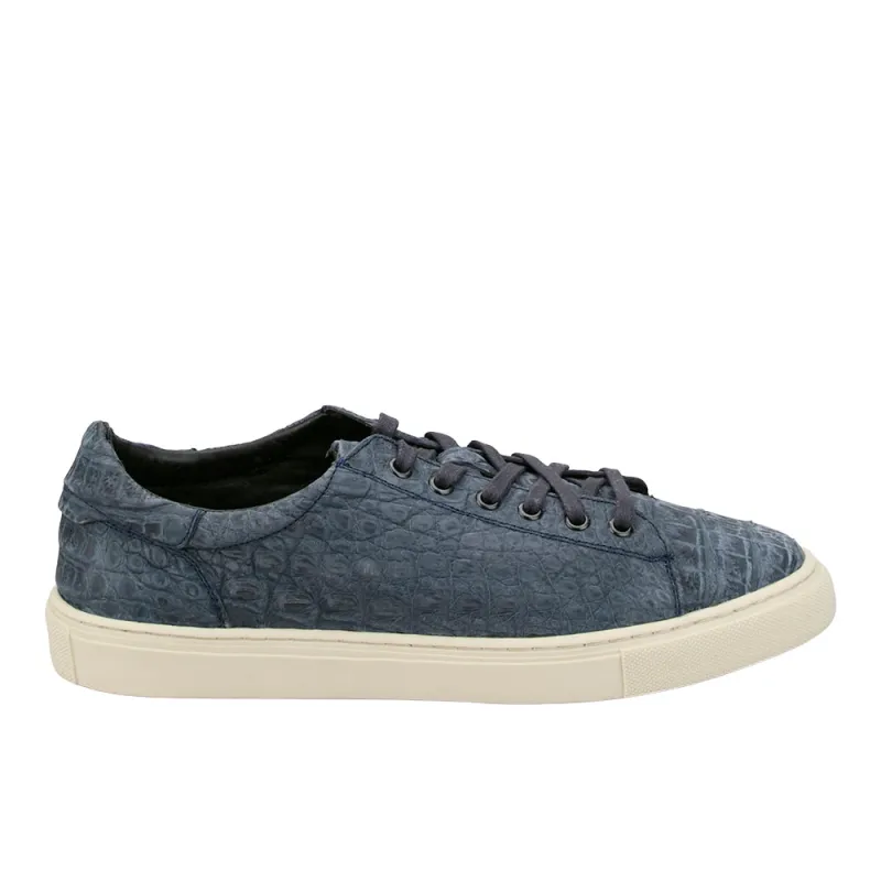 Landry Crocodile Lace Up Sneaker made by Tony Lama