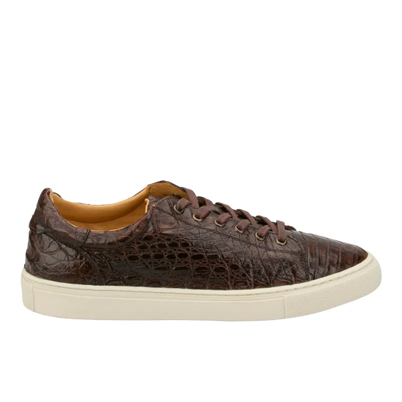 Landry Crocodile Lace Up Sneaker made by Tony Lama
