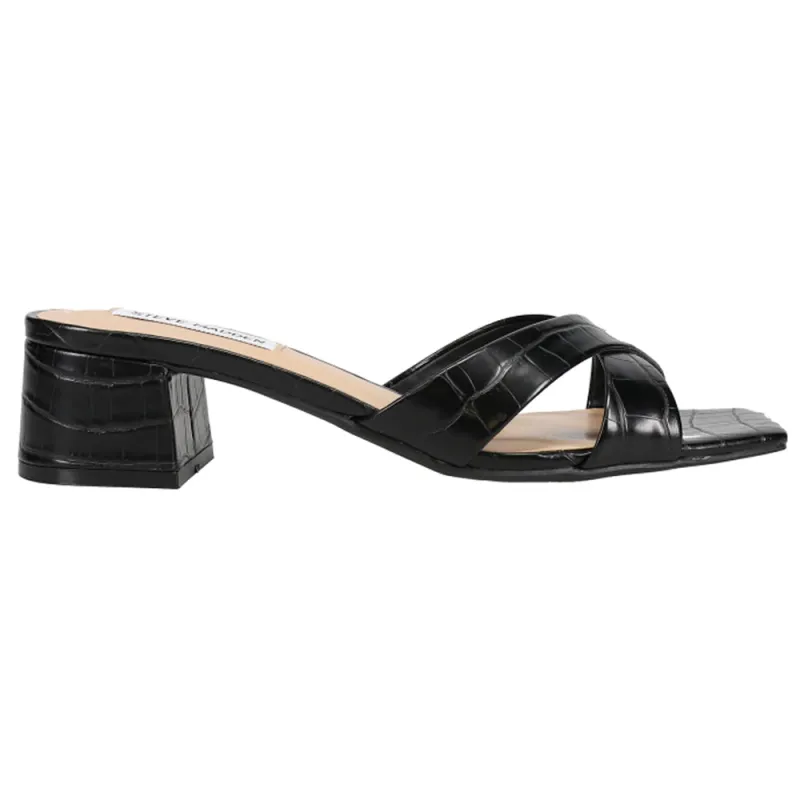 Gaia Ankle Strap Block Heel Sandals made by Steve Madden
