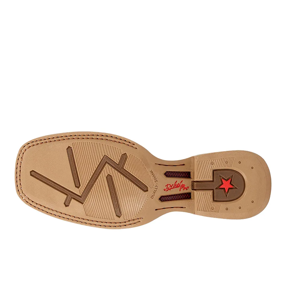 Lady Rebel Pro Embroidered Square Toe Pull On Cowboy Boots sold by Shoebacca product image thumbnail 5