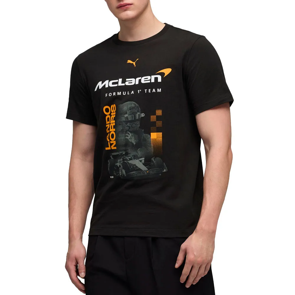 Mclaren Racing Driver Norris Graphic Crew Neck Short Sleeve T-Shirt sold by Shoebacca product image thumbnail 3