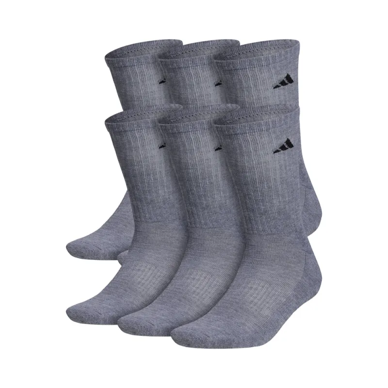 Athletic Cushioned Crew Socks (6 Pairs) made by Adidas