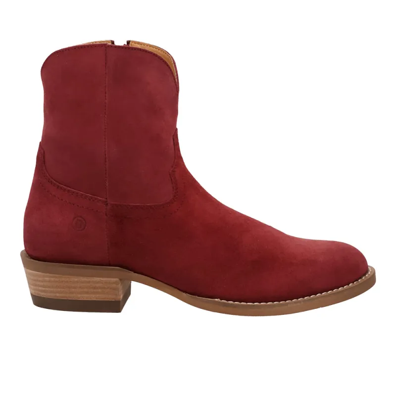 Night Shift Leather Round Toe Zippered Booties made by dingo
