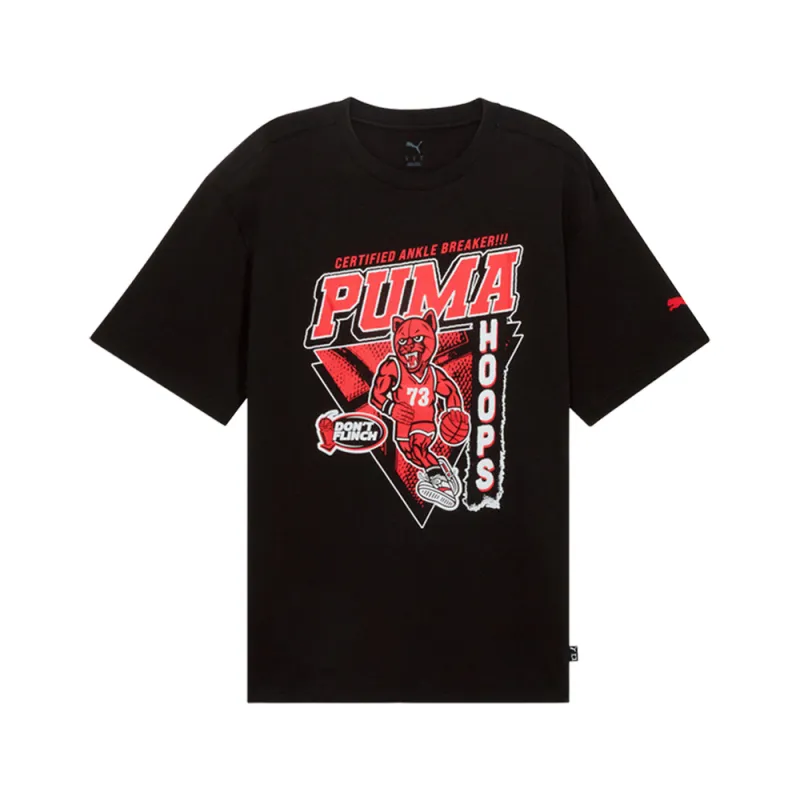 Rival Rage Graphic Crew Neck Short Sleeve T-Shirt made by Puma