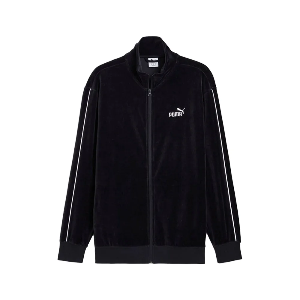 Essentials Elevated Velour Full Zip Track Jacket sold by Shoebacca