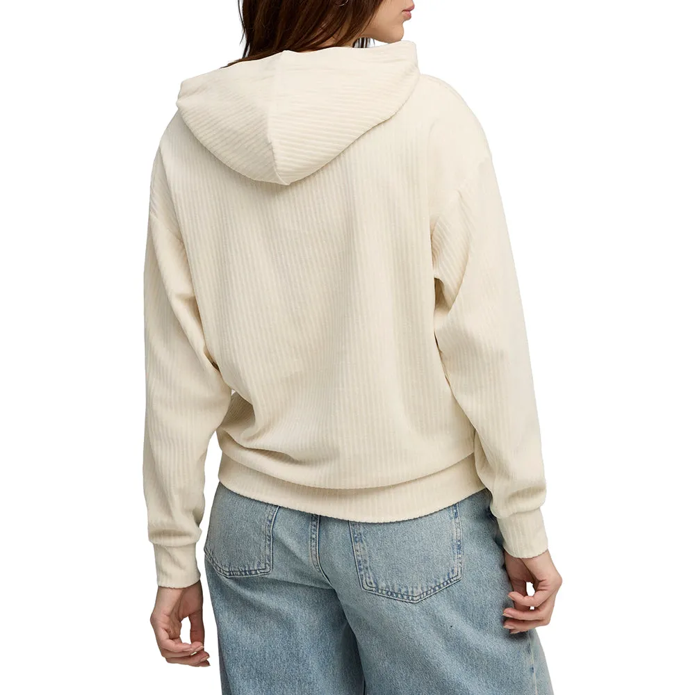 Elevated Essentials Comfort Velour Rib Pullover Hoodie sold by Shoebacca product image thumbnail 4