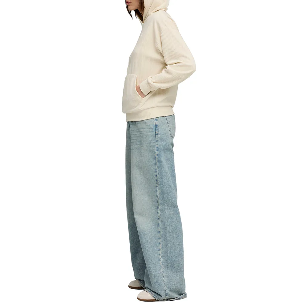 Elevated Essentials Comfort Velour Rib Pullover Hoodie sold by Shoebacca product image thumbnail 5