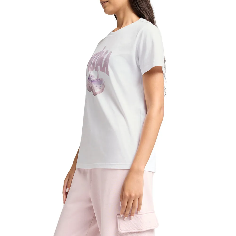 Cherry Graphic Crew Neck Short Sleeve Top sold by Shoebacca product image thumbnail 5