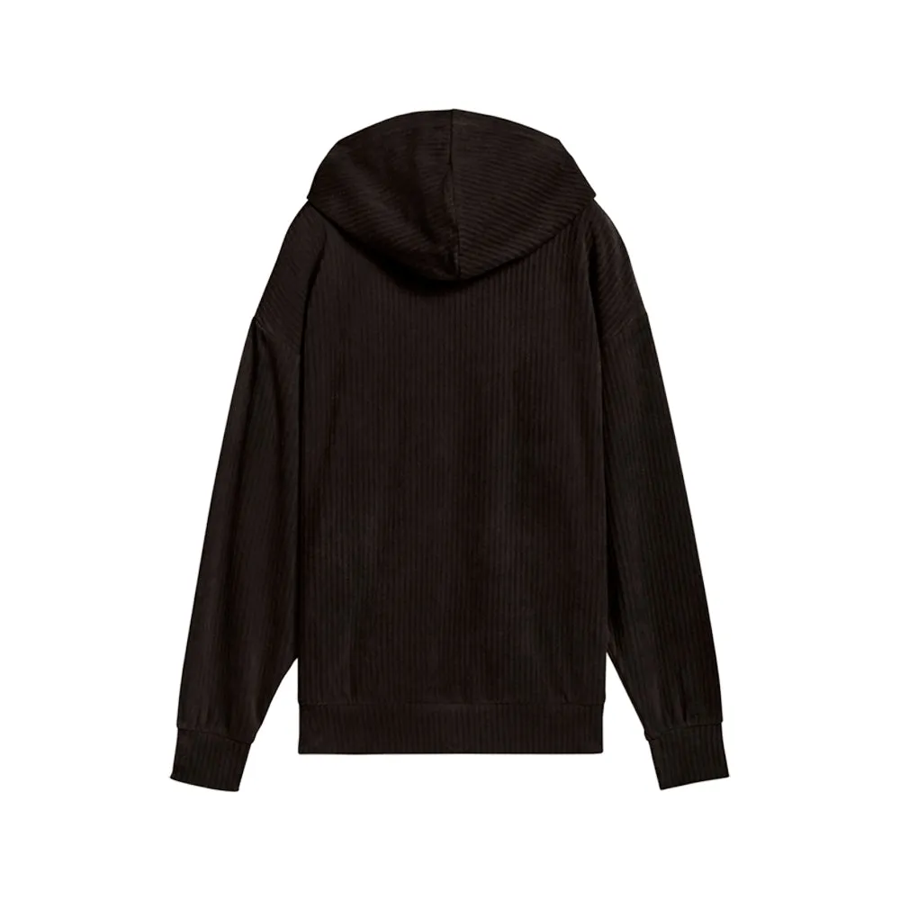 Elevated Essentials Comfort Velour Rib Pullover Hoodie sold by Shoebacca product image thumbnail 2