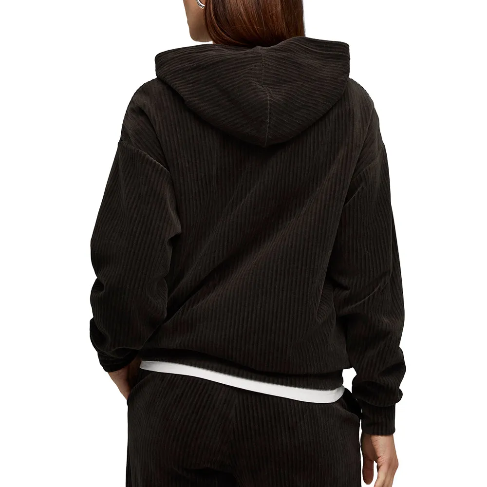 Elevated Essentials Comfort Velour Rib Pullover Hoodie sold by Shoebacca product image thumbnail 4