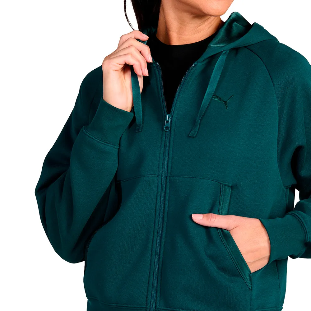 Elevated Essentials Satin Full Zip Hoodie sold by Shoebacca product image thumbnail 5
