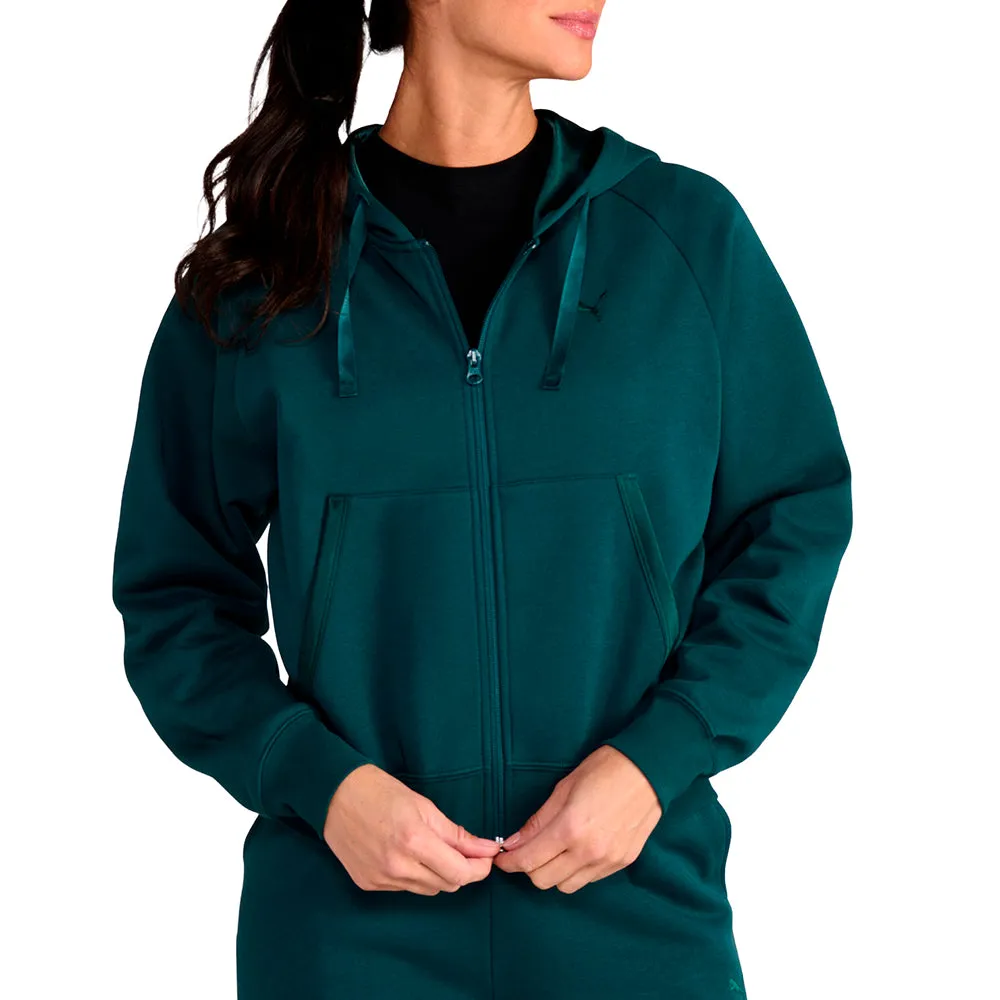 Elevated Essentials Satin Full Zip Hoodie sold by Shoebacca product image thumbnail 3
