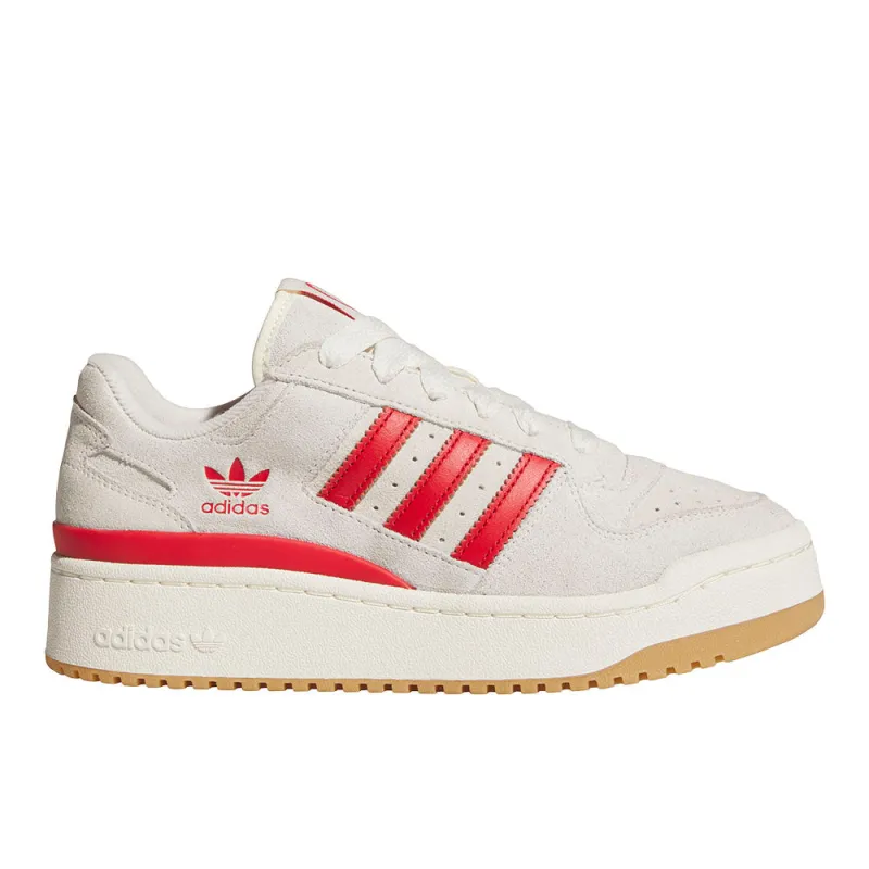 Forum Bold Stripes Lace Up Sneakers made by Adidas