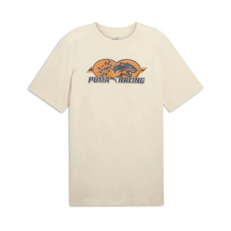 Graphics Racing Crew Neck Short Sleeve T-Shirt made by Puma