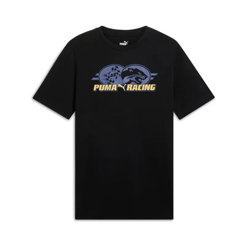 Graphics Racing Crew Neck Short Sleeve T-Shirt made by Puma
