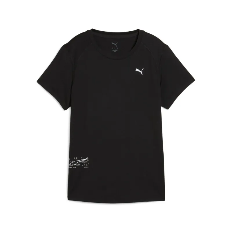 Run Logo Crew Neck Short Sleeve Athletic T-Shirt made by Puma