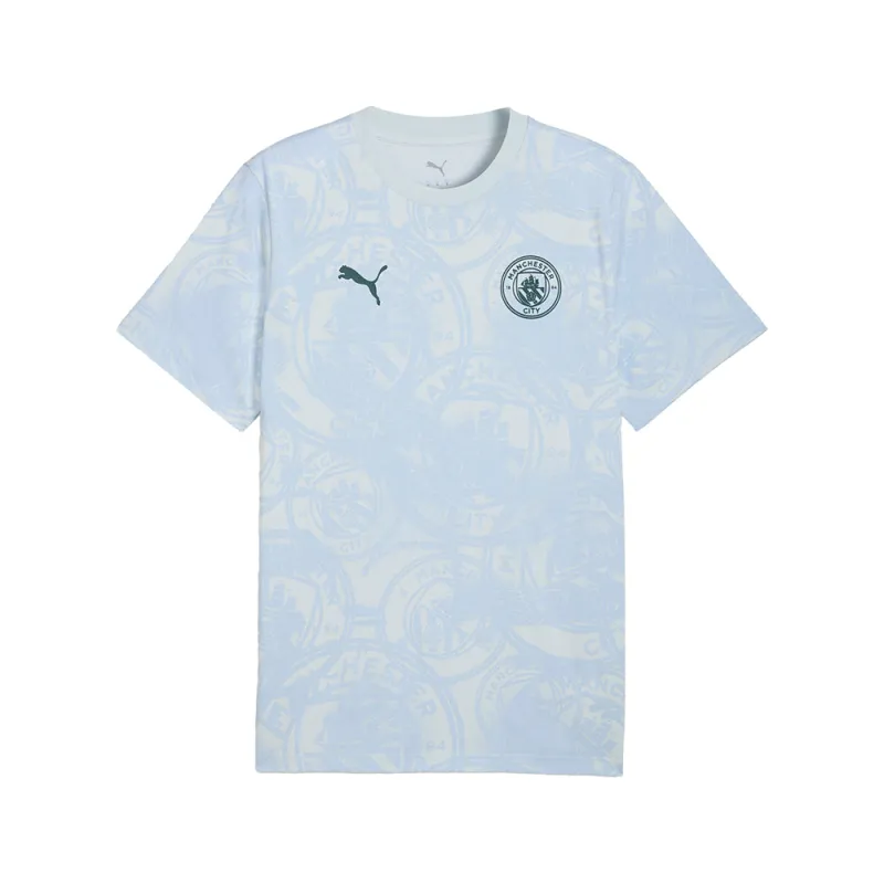Manchester City ftblCulture Graphic Crew Neck Short Sleeve T-Shirt made by Puma