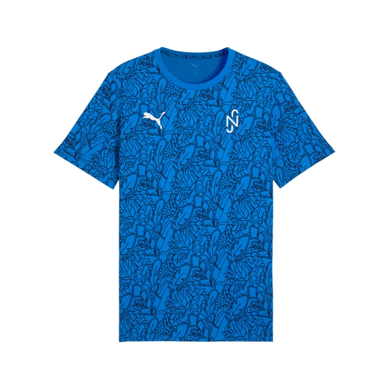 Neymar Junior Brazil Passion All Over Print Crew Neck Short Sleeve T-Shirt made by Puma
