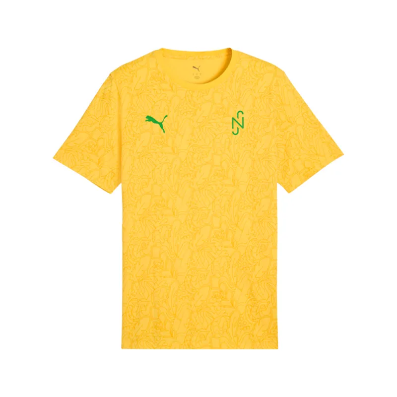 Neymar Junior Brazil Passion All Over Print Crew Neck Short Sleeve T-Shirt made by Puma