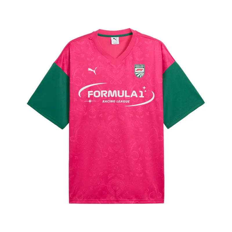 F1 Mexico Short Sleeve V-Neck Soccer Jersey made by Puma