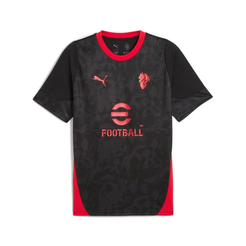 AC Milan Training Crew Neck Short Sleeve Soccer Jersey made by Puma