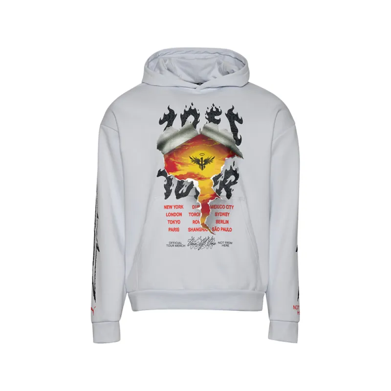 Melo Metallic Pullover Hoodie made by Puma