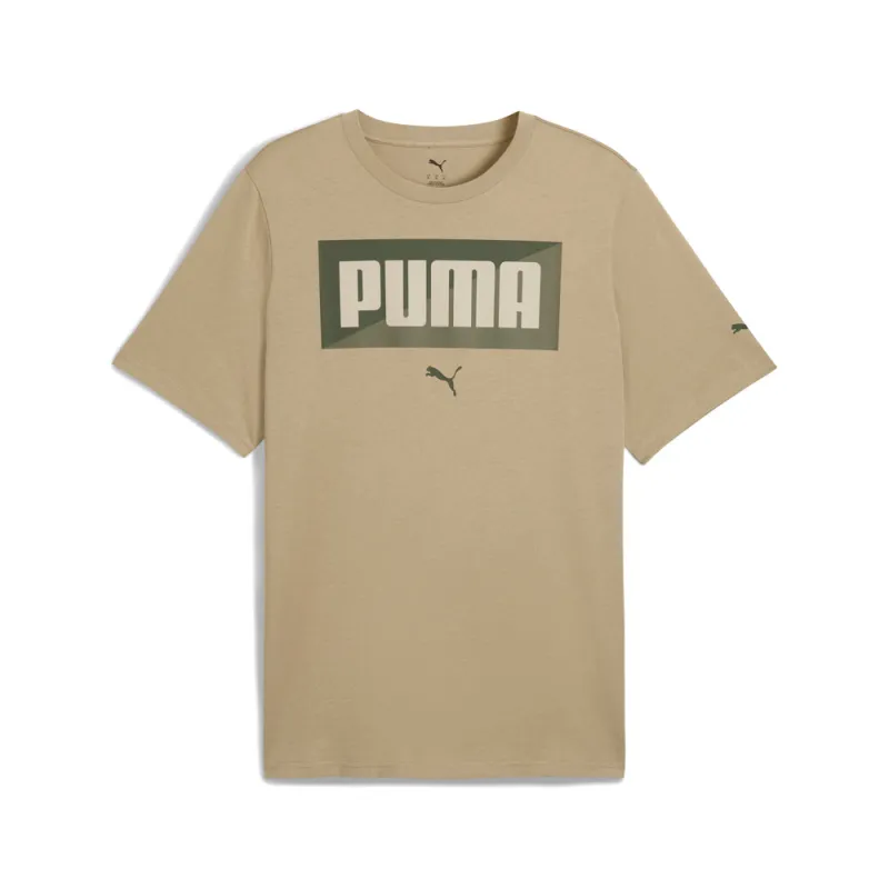 Split Box Crew Neck Short Sleeve T-Shirt made by Puma