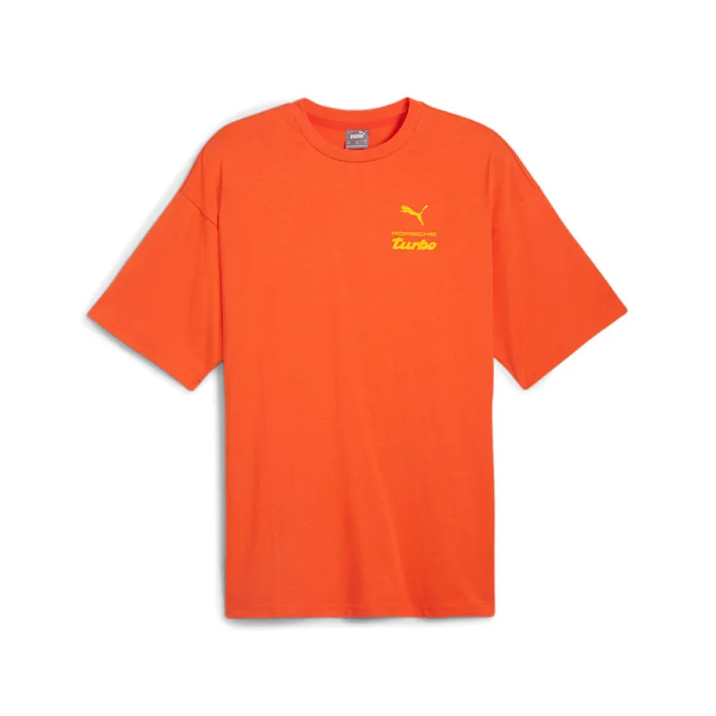 Porsche Legacy Turbo Graphic Crew Neck Short Sleeve T-Shirt made by Puma