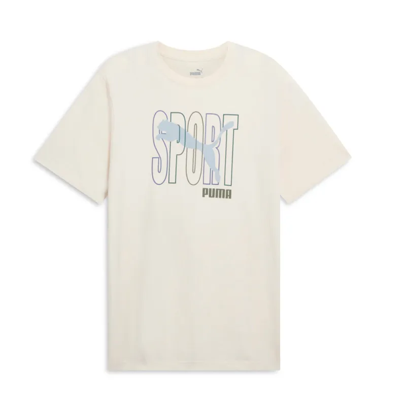 Sport Graphics Crew Neck Short Sleeve T-Shirt made by Puma