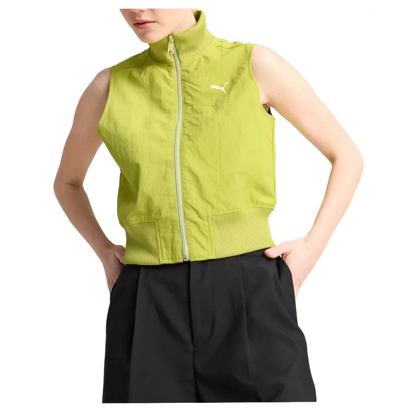 Dare To Full Zip Woven Vest made by Puma