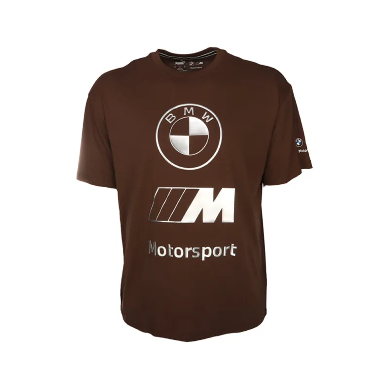 BMW M Motorsport Stacked Lux Logo Crew Neck Short Sleeve T-Shirt made by Puma
