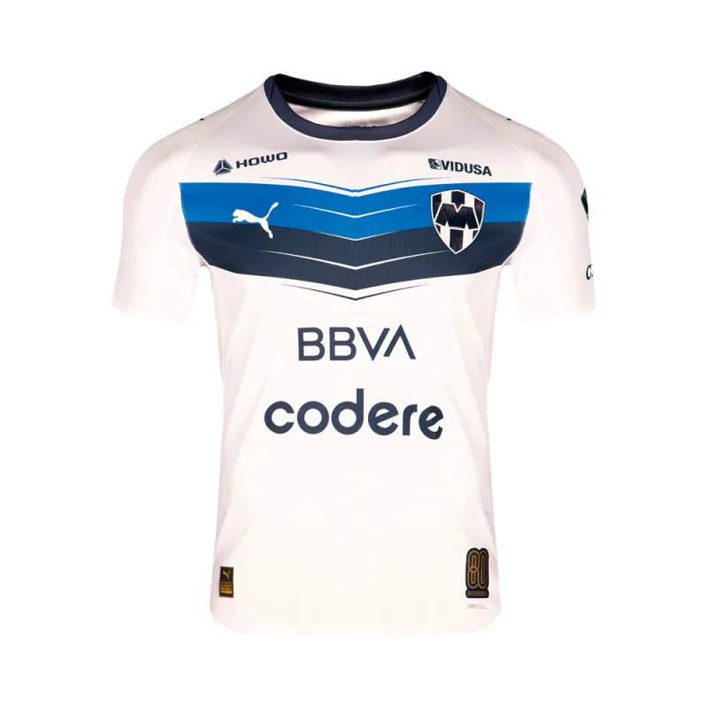 Monterrey Shirt Crew Neck Short Sleeve Soccer Away Replica Jersey 25-26 made by Puma