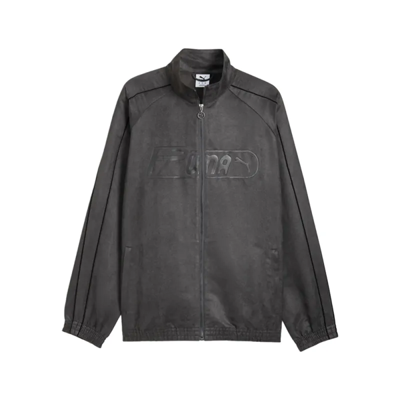 T7 Relaxed Suede Track Jacket made by Puma