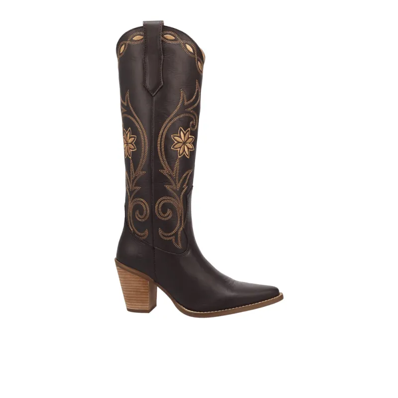 Miss Daisy Leather Snip Toe Pull On Boots made by dingo