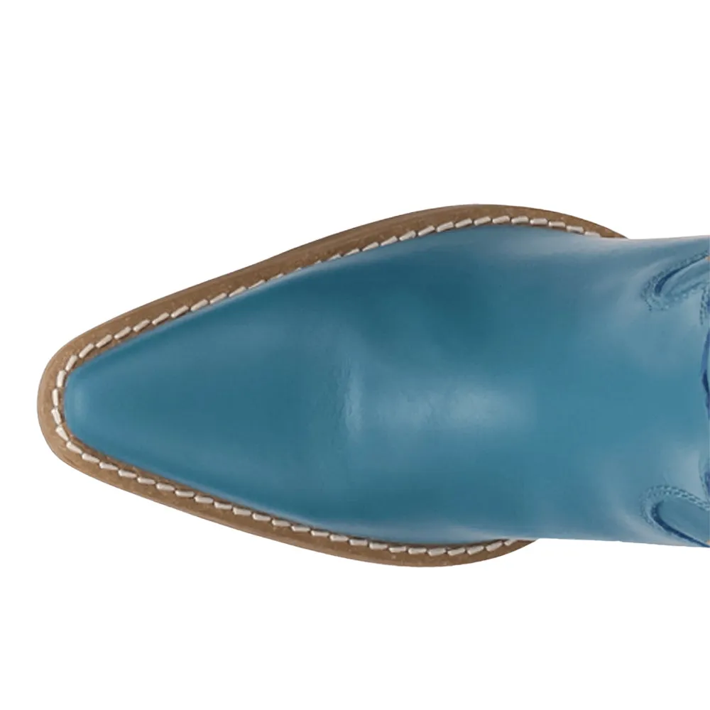 Miss Daisy Leather Snip Toe Pull On Boots sold by Shoebacca product image thumbnail 4