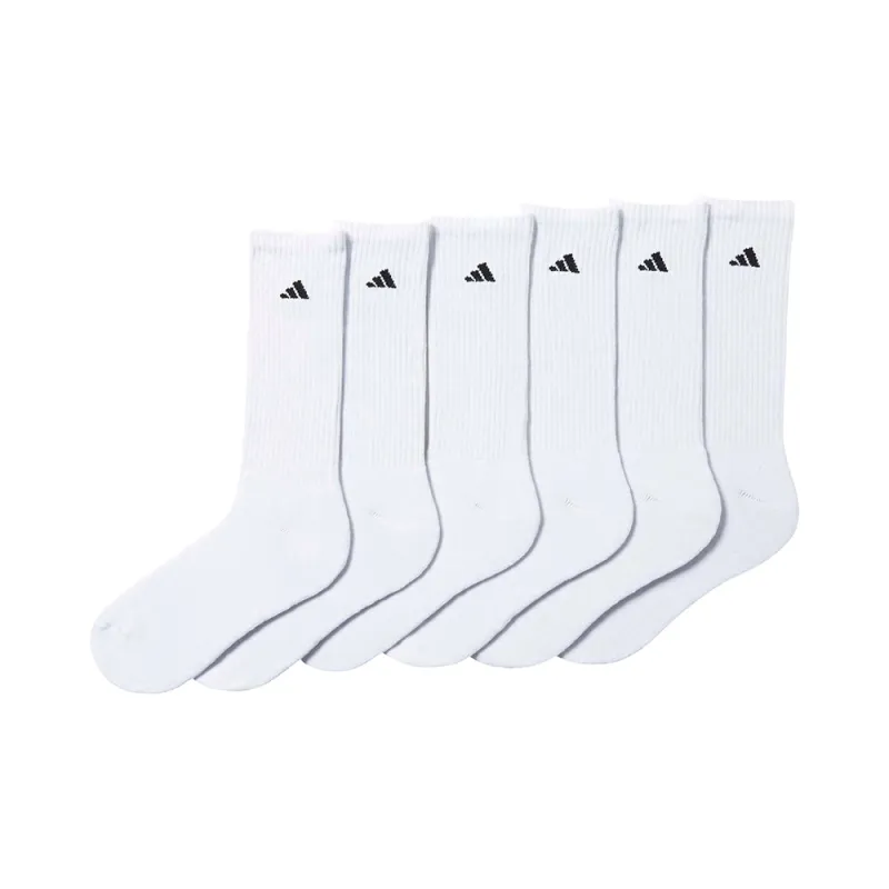 Athletic Crew Socks 6 Pairs made by Adidas