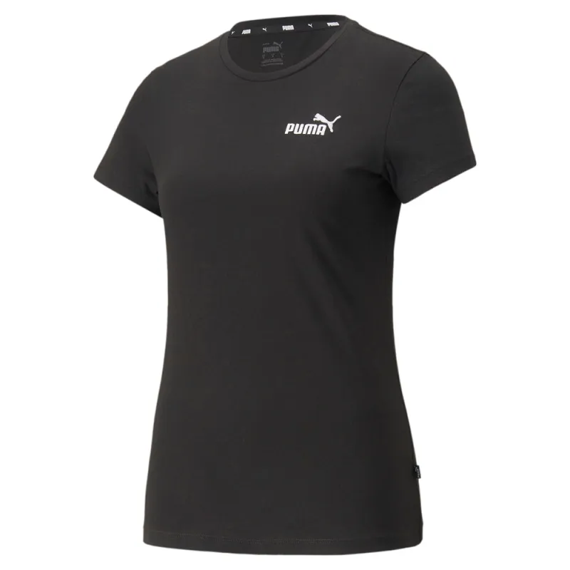 Essentials Embroidered Logo Crew Neck Short Sleeve T-Shirt made by Puma