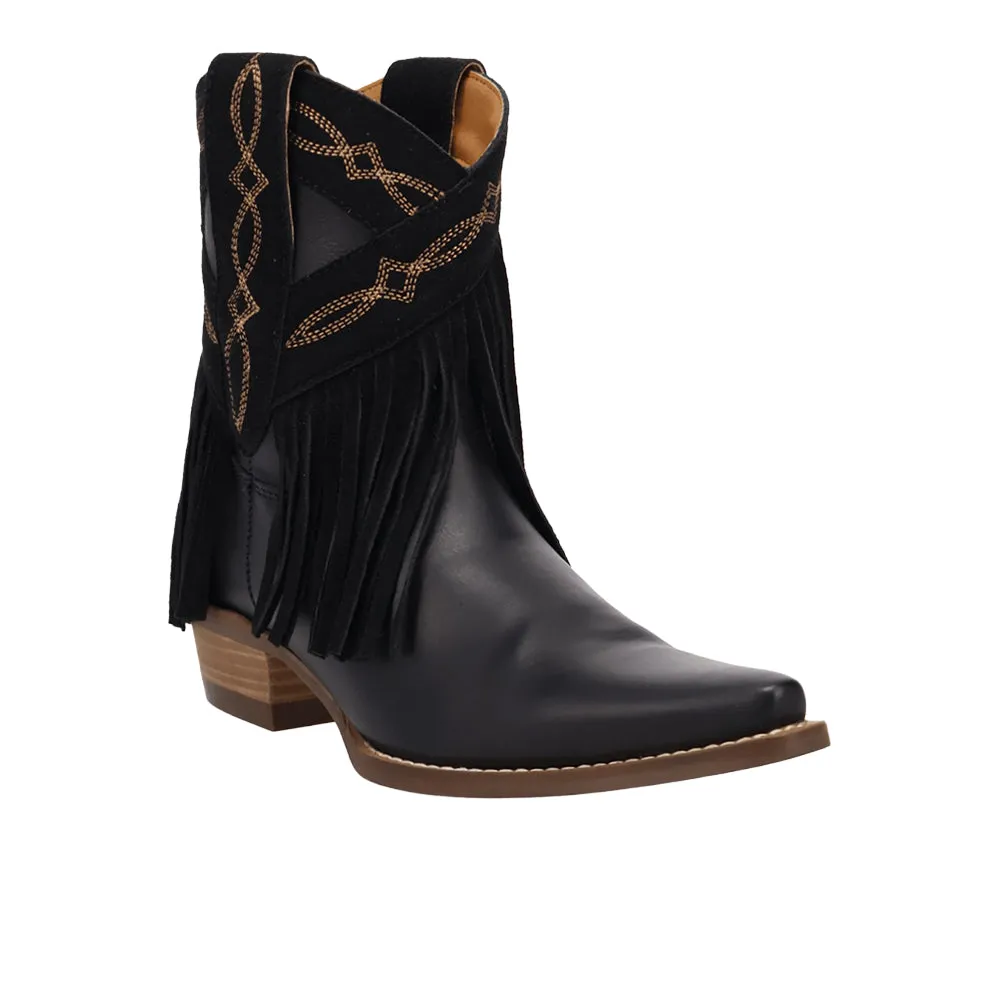 Last Ride Leather Snip Toe Pull On Cowboy Booties sold by Shoebacca product image thumbnail 2