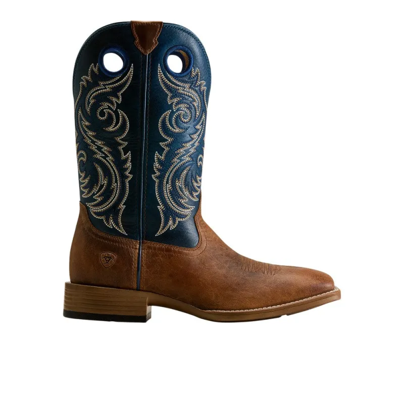 Redcliff Wide Square Toe Cowboy Boot made by Ariat