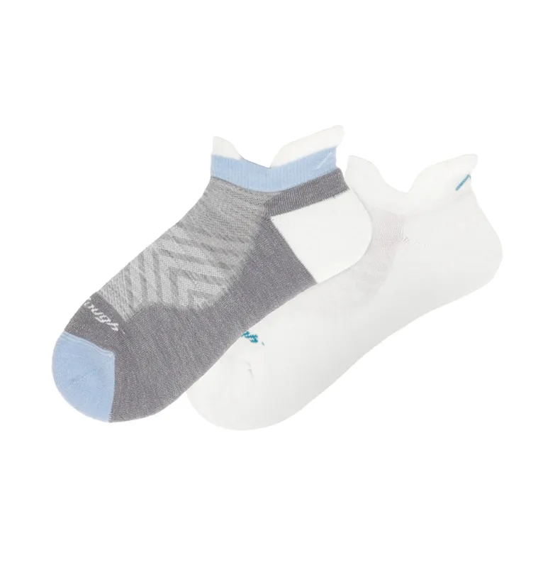 Run No Show Tab Ultra-Lightweight with Cushion 2pk Socks made by Darn Tough Vermont