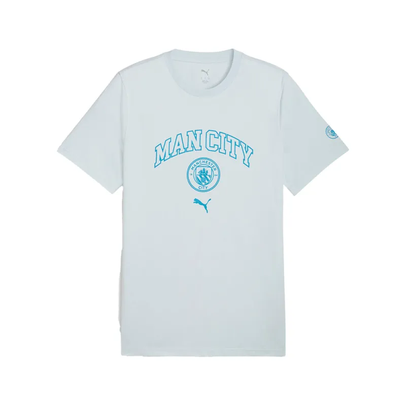 Manchester City ftblCulture Crew Neck Short Sleeve T-Shirt made by Puma