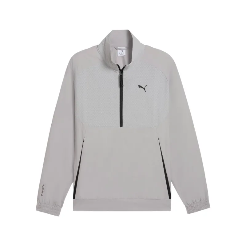 Pumatech Material Mix Relaxed Quarter Zip Pullover made by Puma