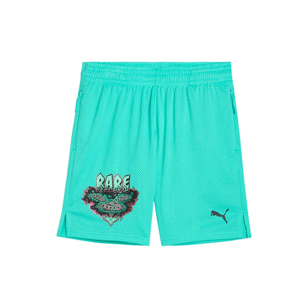 Melo World Oversized 7 Inch Basketball Shorts sold by Shoebacca