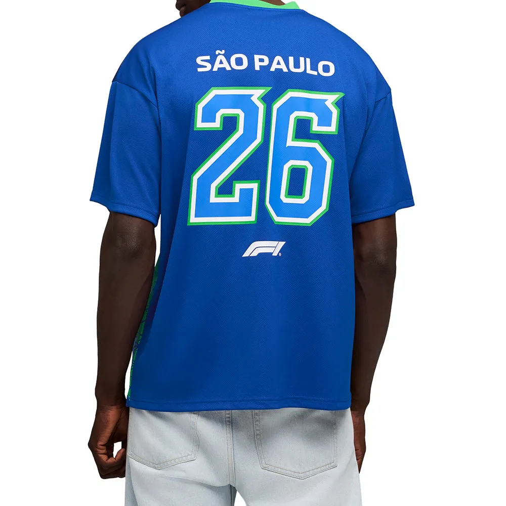 F1 Brazil Relaxed Replica Jersey sold by Shoebacca product image thumbnail 4