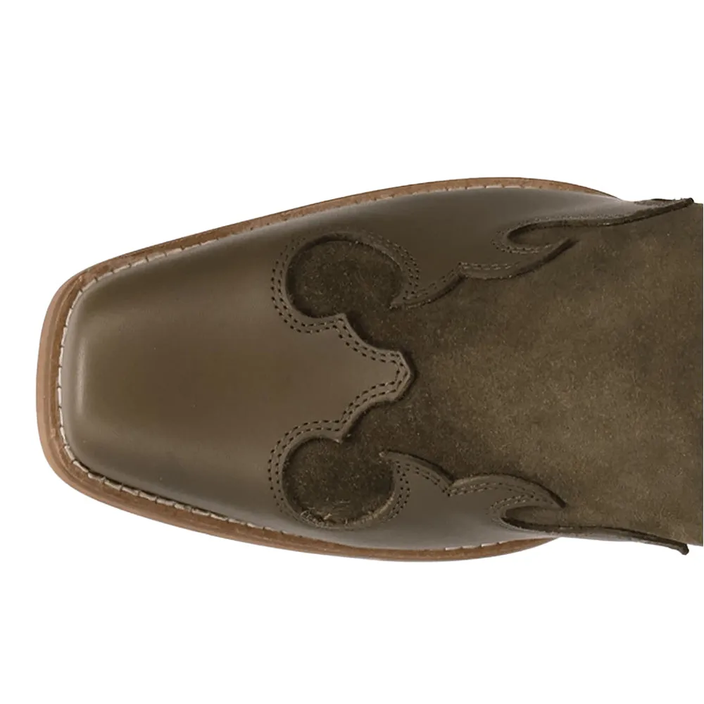 Bandit Leather Square Toe Zippered Booties sold by Shoebacca product image thumbnail 4