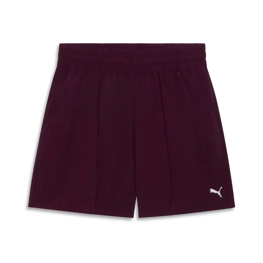 Essentials Woven Pin Tuck Shorts sold by Shoebacca