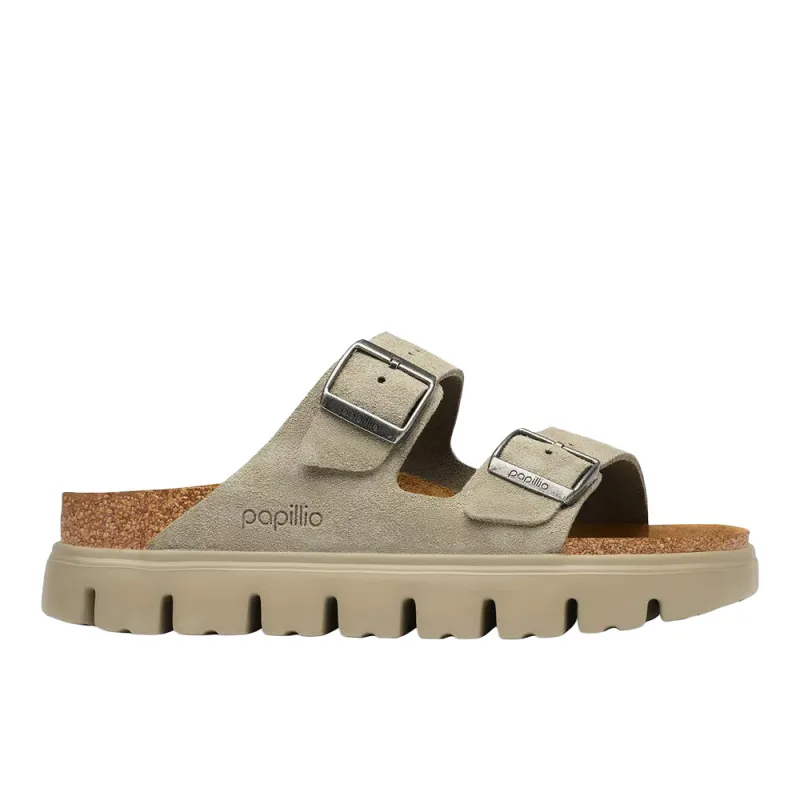 Arizona Chunky Suede Leather Sandals made by Birkenstock
