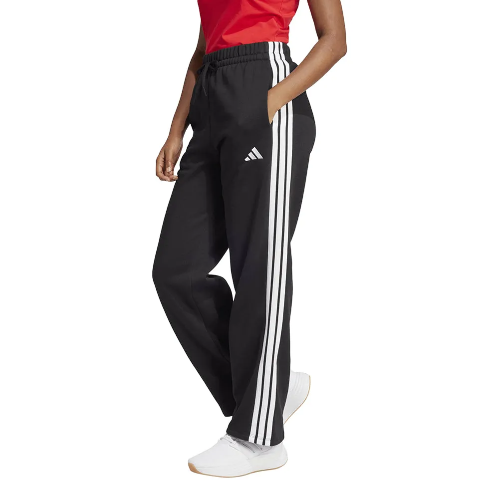 Essentials 3-Stripes Open-Hem Fleece Joggers sold by Shoebacca product image thumbnail 2