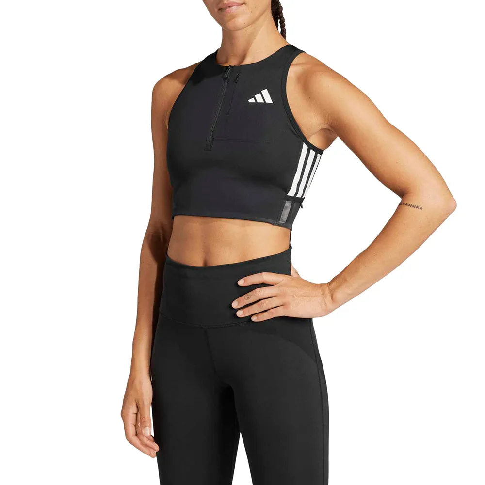 Adizero Running Gel Pocket Crop Long-Sleeve Top sold by Shoebacca product image thumbnail 2